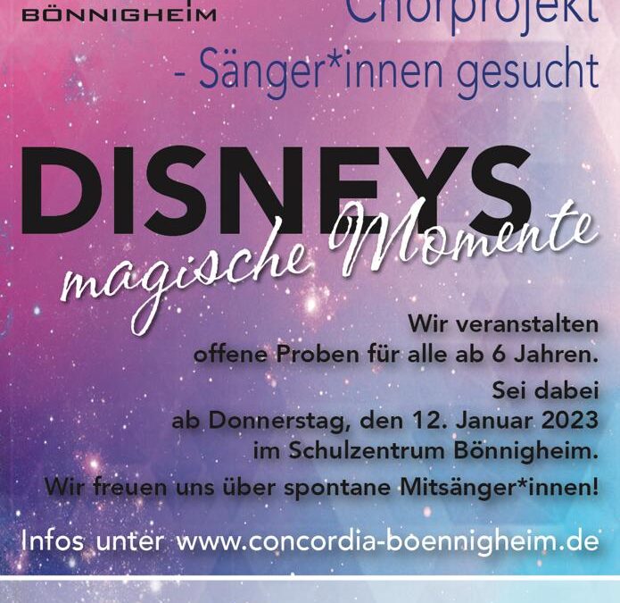 da capo Boennigheim - Disneys magische Momente