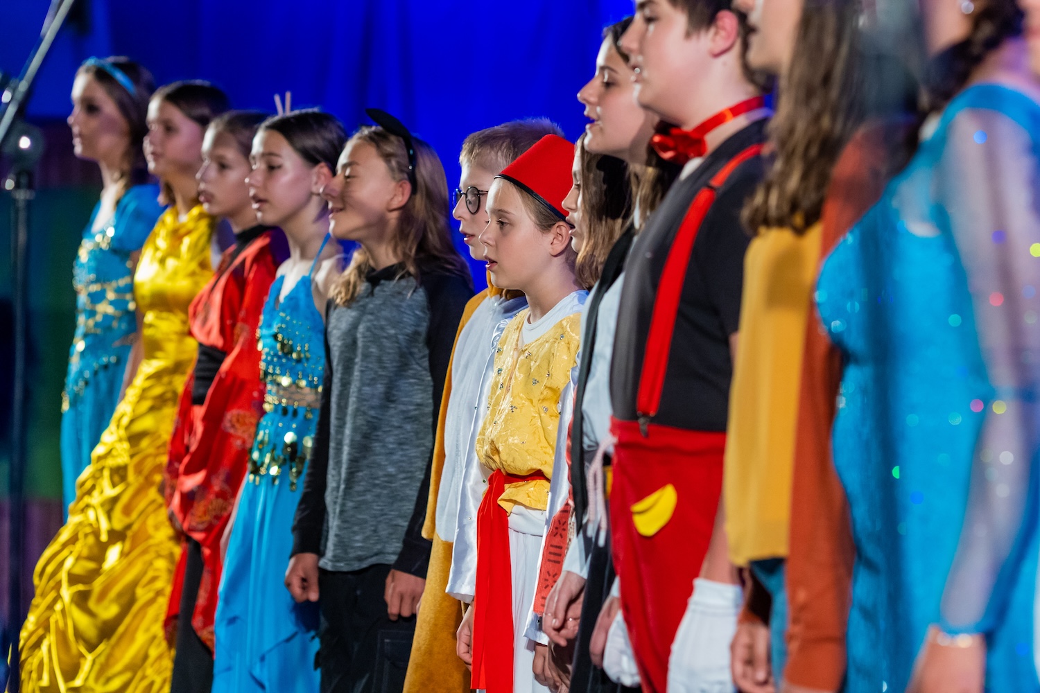 Der Jugendchor Crescendo der Concordia Bönnigheim bei Disney's magische Momente am 14.10.2023